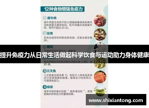 提升免疫力从日常生活做起科学饮食与运动助力身体健康